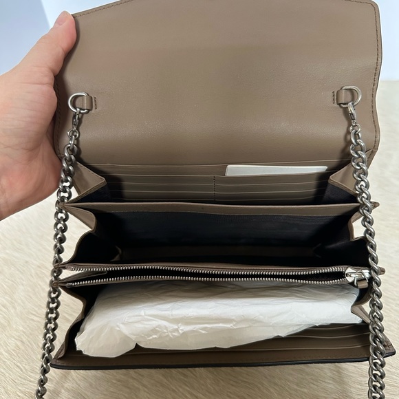 Gucci Brown Suede Dionysus wallet on chain - Picture 3 of 5